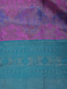 Purple Floral Woven Pure Kanchipuram Silk Saree - Diadem
