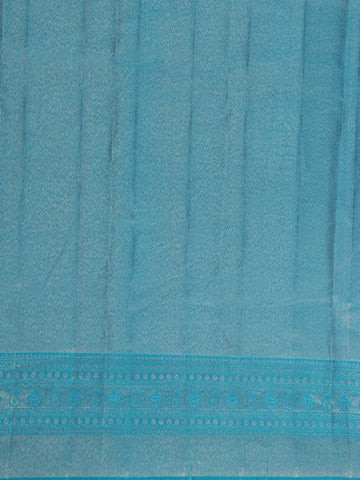 Purple Floral Woven Pure Kanchipuram Silk Saree - Diadem