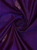 Purple Floral Woven Pure Kanchipuram Silk Saree - Diadem
