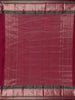 Purple Floral Woven Pure Kanchipuram Silk Saree - Diadem