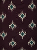 Purple Floral Design Cotton Kurti - Diadem