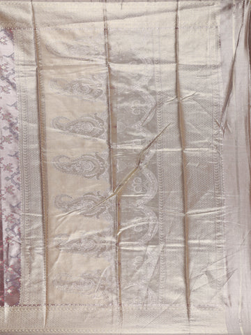 Purple Ikat Woven Tissue Silk Saree - Diadem