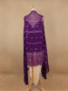 Purple Mirror Worked Georgette Salwar Suit - Diadem