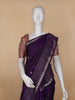 Purple Peacock Woven Silk saree - Diadem