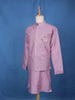 Purple Sequin Embroidered Brocade Kurta Pyjama