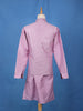 Purple Sequin Embroidered Brocade Kurta Pyjama