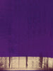 Purple Stripes Woven Pure Kanchipuram Silk Saree - Diadem