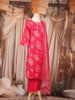 Queen Pink Block Printed Cotton Salwar Suit
