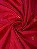Queen Pink Butta Woven Design Pure Kanchipuram Silk Saree with Temple Zari Border