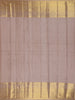 Queen Pink Butta Woven Pure Kanchipuram Silk Saree With Contrast Blouse