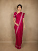 Queen Pink Butta Zari Woven Design Pure Banarasi Silk Saree with Designer Border