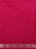 Queen Pink Butta Zari Woven Design Pure Banarasi Silk Saree with Designer Border