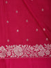 Queen Pink Butta Zari Woven Design Pure Banarasi Silk Saree with Designer Border