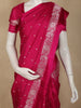 Queen Pink Butta Zari Woven Design Pure Banarasi Silk Saree with Designer Border