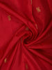 Queen Pink Butta Zari Woven Design Pure Kanchipuram Silk Saree with Zari Border
