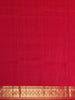 Queen Pink Checked Zari Woven Design Pure Kanchipuram Silk Saree with Zari Border