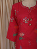 Queen Pink Floral Butta Printed Design Cotton Salwar Suit with Dupatta