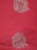 Queen Pink  Floral Butta Woven Fancy Art Silk Saree