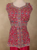 Queen Pink Floral Embroidered Design Silk Palazzo Suit with Dupatta