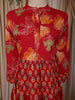 Queen Pink Floral Printed Design Cotton Anarkali Salwar Suit with Dupatta
