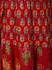 Queen Pink Floral Printed Design Cotton Anarkali Salwar Suit with Dupatta