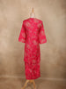 Queen Pink Floral Printed Design Cotton Co-ord Set