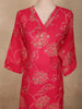 Queen Pink Floral Printed Design Cotton Co-ord Set