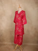 Queen Pink Floral Printed Design Cotton Co-ord Set