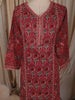 Queen Pink Floral Printed Design Cotton Straight Cut Salwar Suit with Dupatta