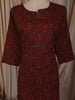 Queen Pink Floral Printed Design Cotton Straight Cut Salwar Suit