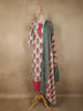 Queen Pink Floral Printed Design Cotton Straight Cut Salwar Suit with Dupatta