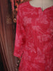 Queen Pink Floral Printed Design Cotton Straight Cut Salwar Suit with Dupatta