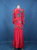 Queen Pink Floral Printed Synthetic Palazzo Suit
