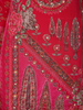 Queen Pink Floral Sequins and Beads Embroidered Design Crepe Palazzo Suit