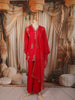 Queen Pink Floral Sequins and Beads Embroidered Design Crepe Palazzo Suit with Matching Dupatta