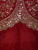 Queen Pink Floral Sequins and Beads Embroidered Design Organza Palazzo Suit with Dupatta