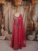 Queen Pink Floral Sequins and Zari Embroidered Design Banarasi Silk Lehenga with Matching Dupatta