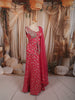 Queen Pink Floral Sequins and Zari Embroidered Design Banarasi Silk Lehenga with Matching Dupatta