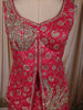 Queen Pink Floral Sequins and Zari Embroidered Design Banarasi Silk Lehenga with Matching Dupatta