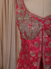 Queen Pink Floral Sequins and Zari Embroidered Design Banarasi Silk Lehenga with Matching Dupatta