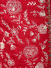 Queen Pink Floral Thread Embroidered Design Cotton Salwar Suit with Dupatta