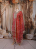 Queen Pink Floral Vine  Sequins & Zari Embroidered Design Chiffon Party Wear Palazzo Suit with Matching Dupatta