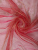 Queen Pink Floral Vine Stone Embellished Design Pure Tissue Silk Party Wear Saree with Scalloped Border