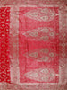 Queen Pink Floral Zari Woven Design Banarasi Silk Designer Saree with Designer Border
