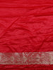 Queen Pink Floral Zari Woven Design Banarasi Silk Designer Saree with Designer Border