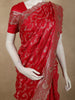 Queen Pink Floral Zari Woven Design Banarasi Silk Designer Saree with Designer Border