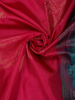 Queen Pink Floral Zari Woven Design Kanchipuram Silk Saree