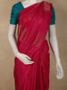 Queen Pink Floral Zari Woven Design Kanchipuram Silk Saree