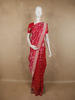 Queen Pink Floral and Animal Motif Zari Woven Design Pure Banarasi Silk Saree with Zari Border