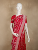 Queen Pink Floral and Animal Motif Zari Woven Design Pure Banarasi Silk Saree with Zari Border